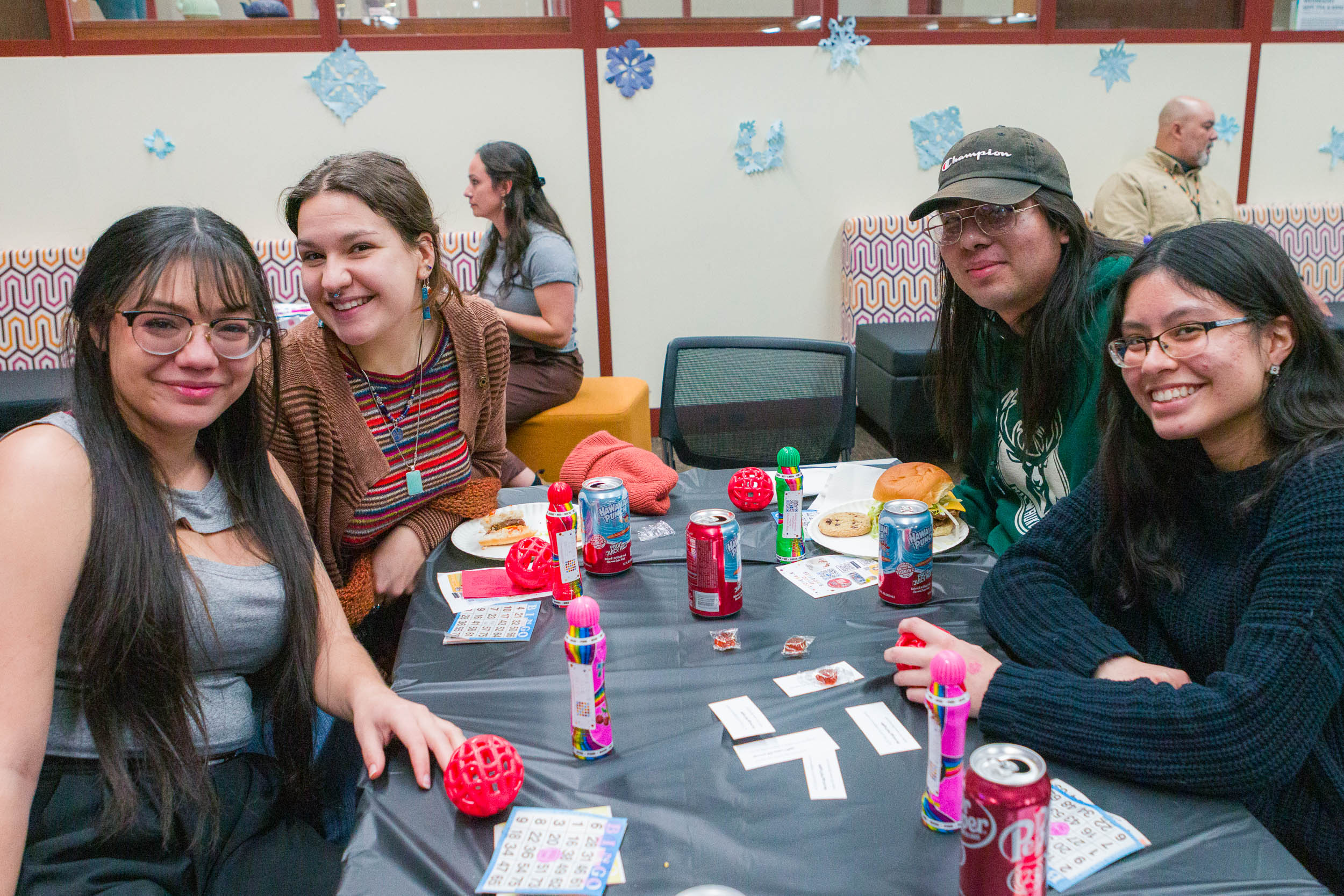 NDGNS students at a welcome back bingo night event