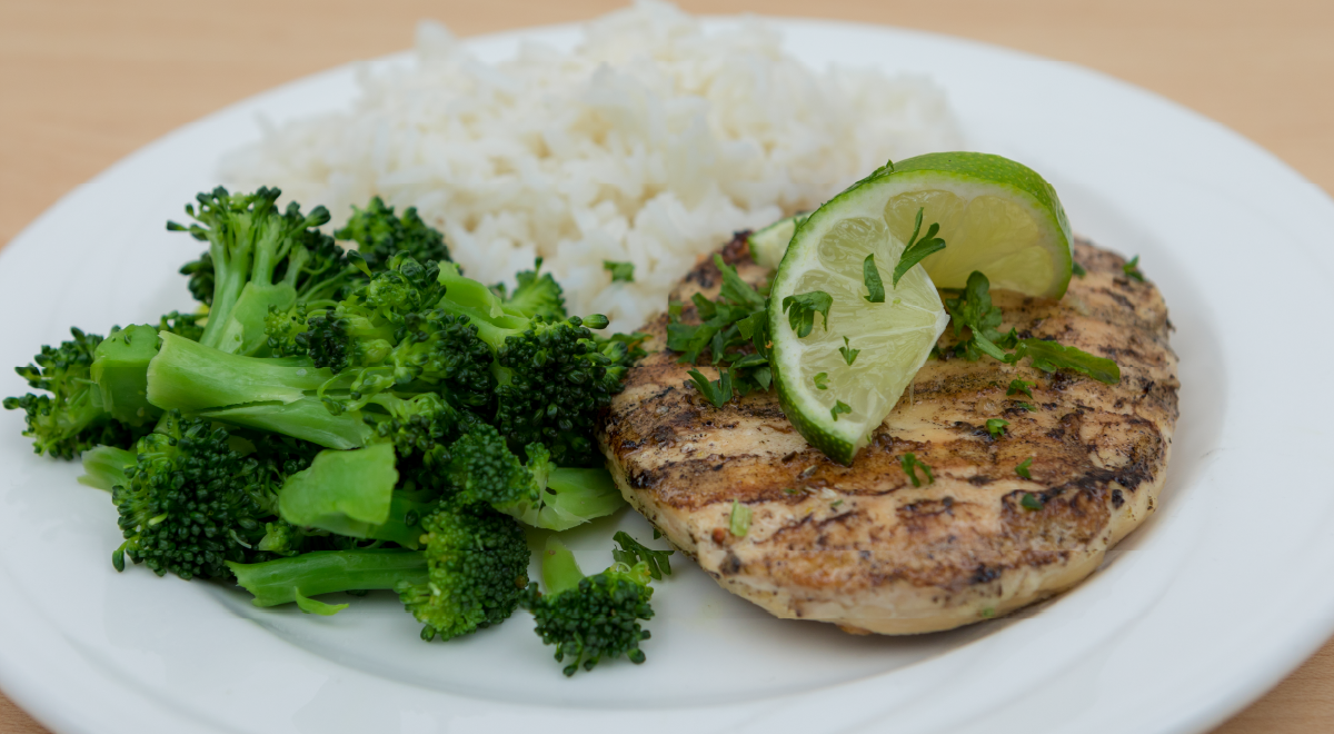 Plated food photography