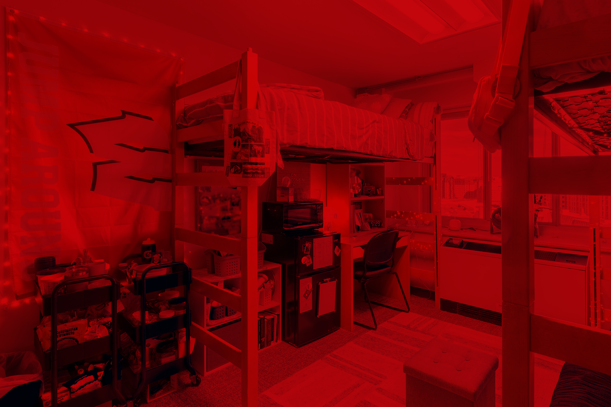 The Chadbourne Best Room Contest finalists' room