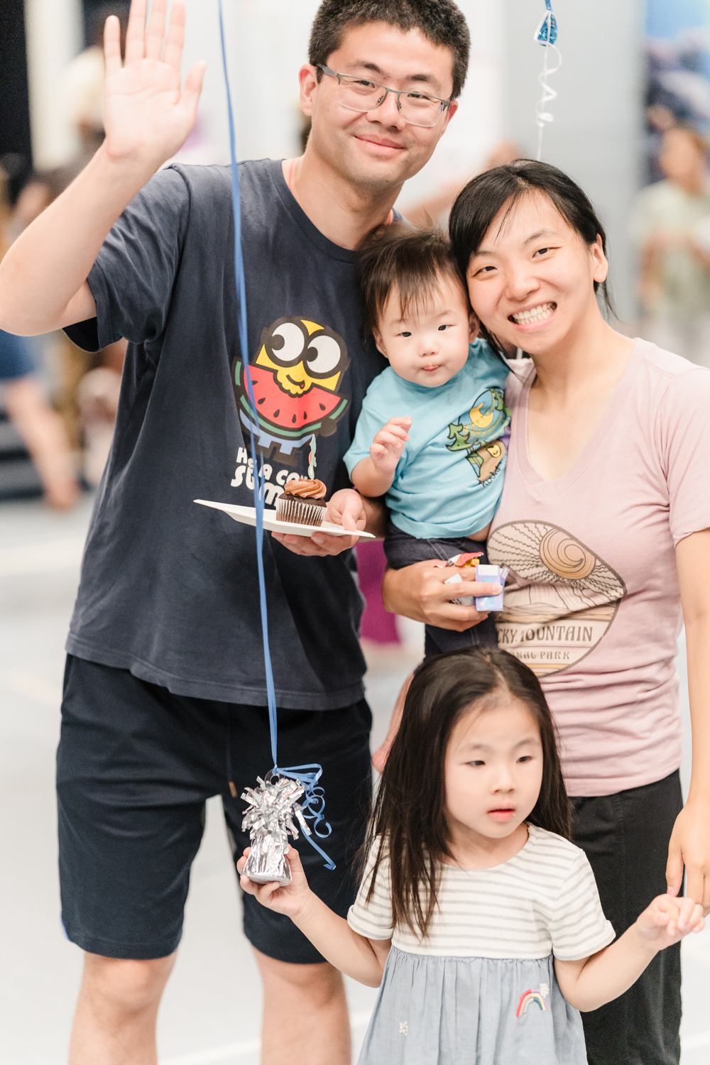 A family group photo