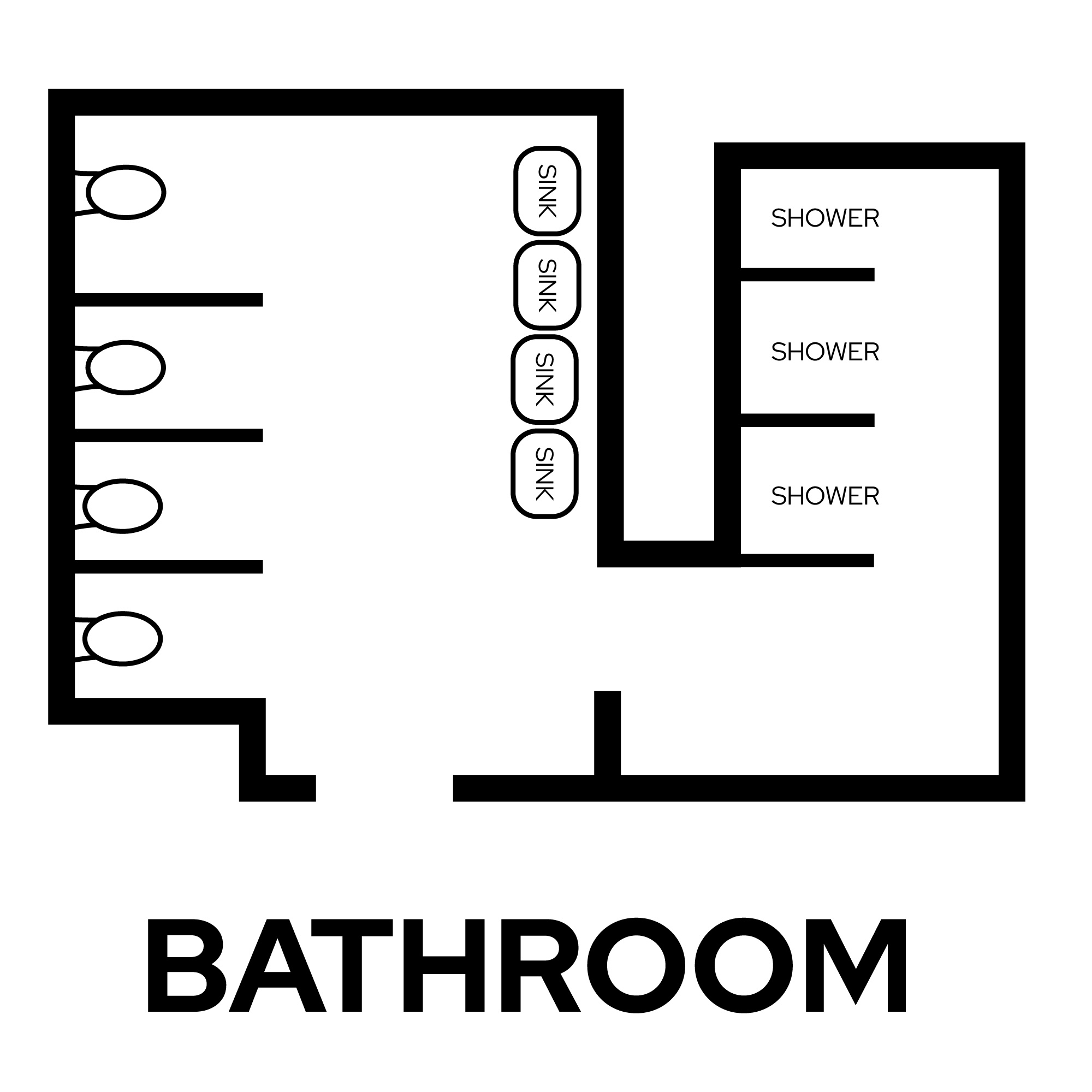 Bradley Communal Bathroom