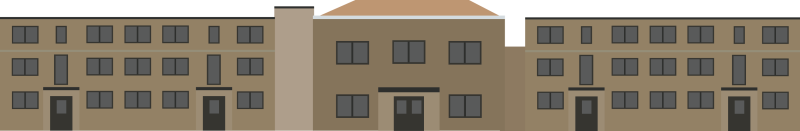 Digital drawing of Kronshage Residence Hall