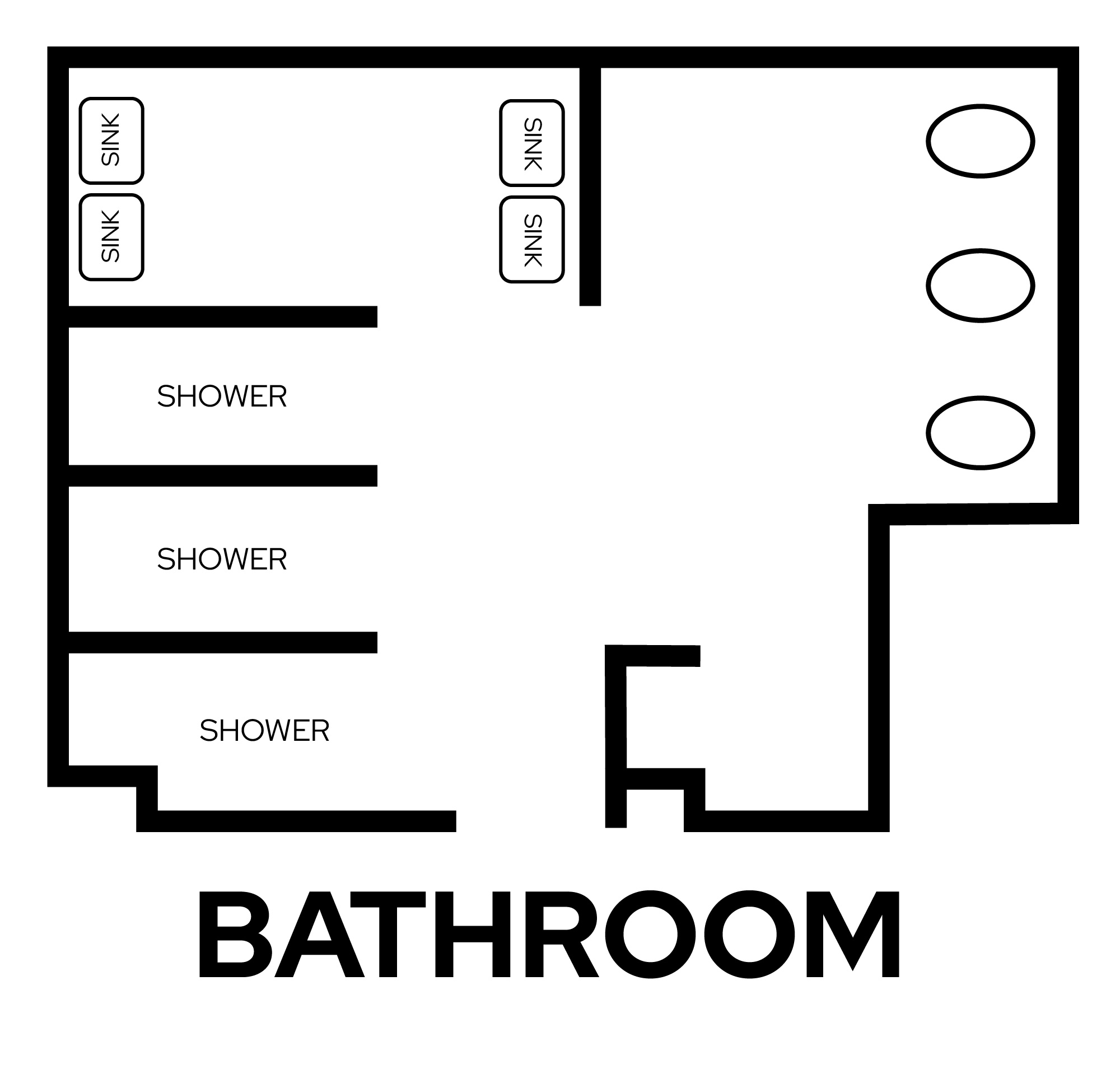 Slichter Communal Bathroom