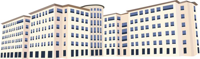 Digital drawing of Smith Residence Hall