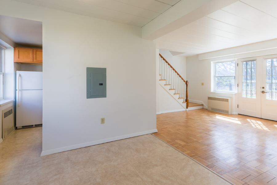 Interior view of 2-bedroom living space