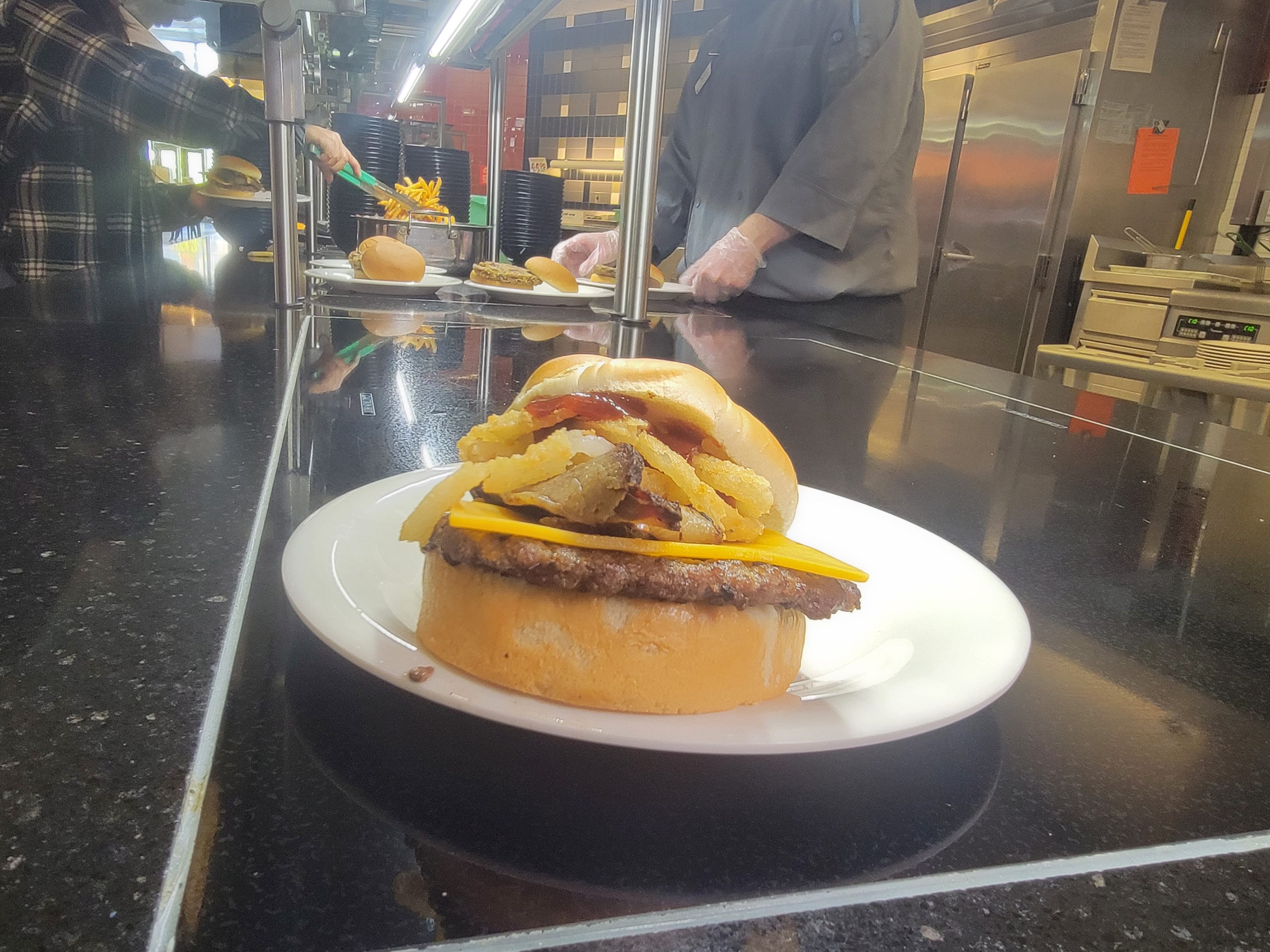 National Cheeseburger day special event at Four Lakes