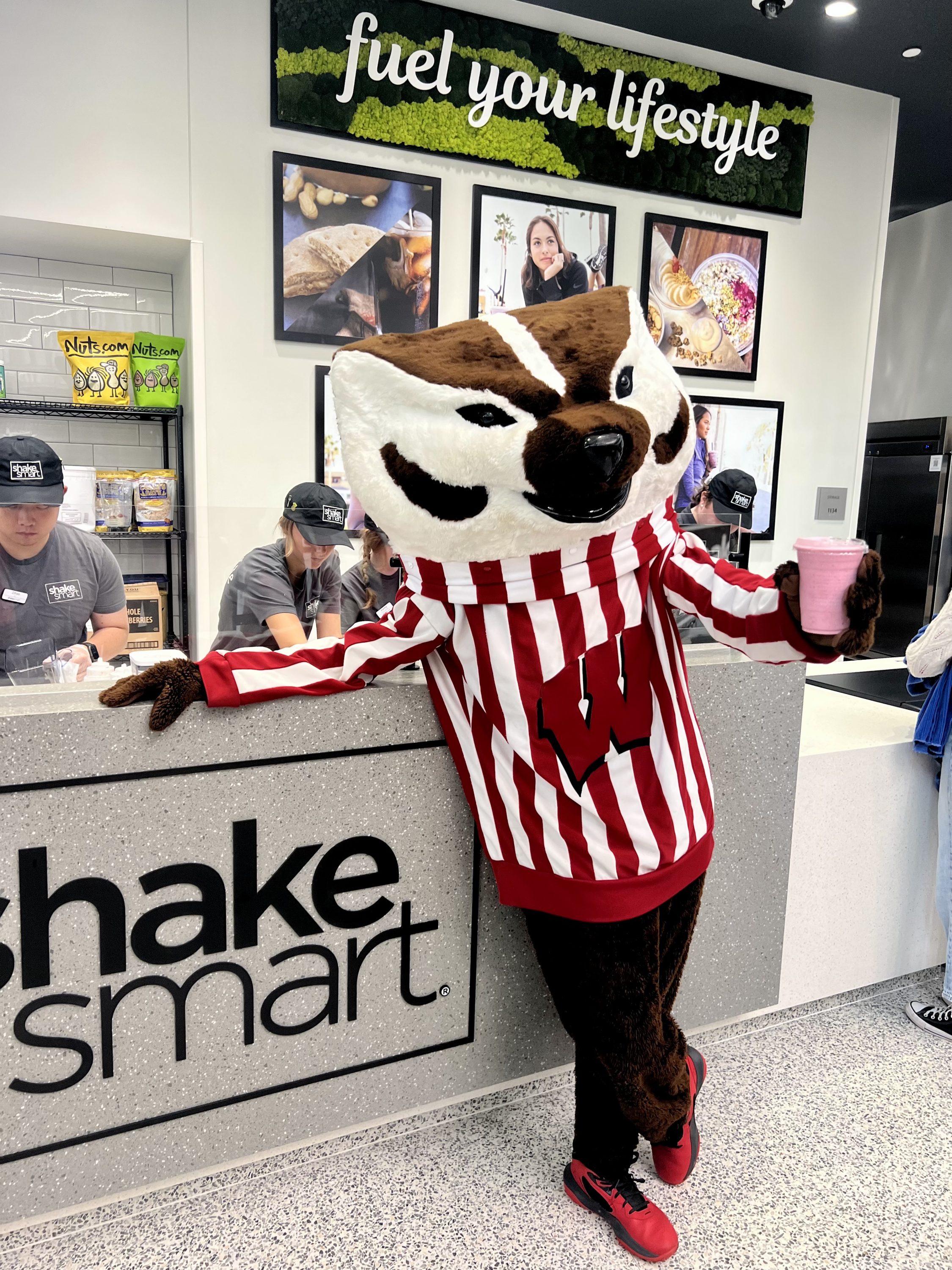 Bucky with his signature 