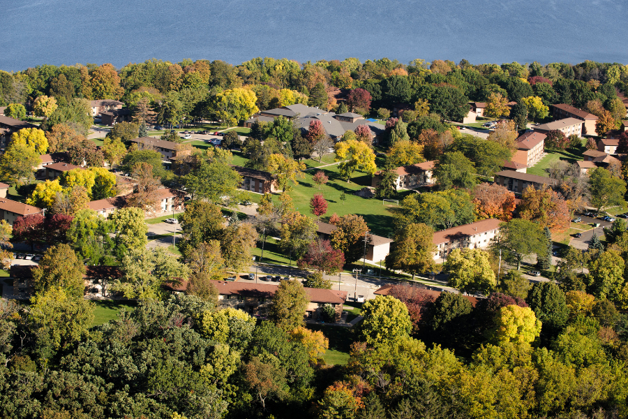 Aerial image of Eagle Heights