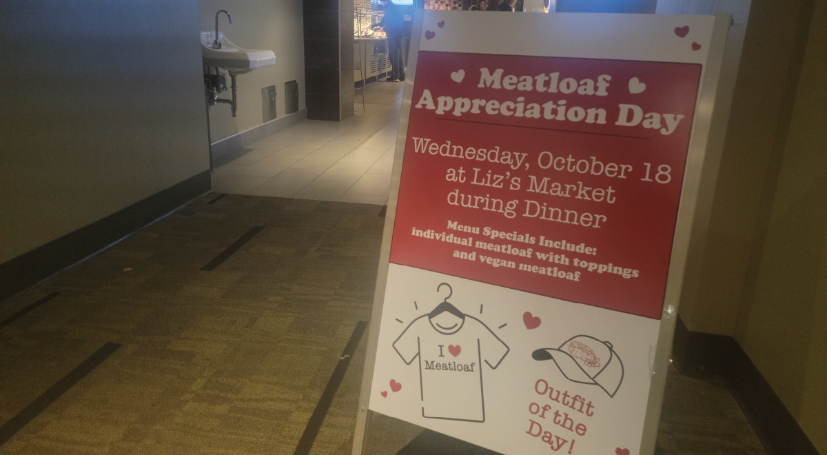 meatloaf appreciation day at Liz's