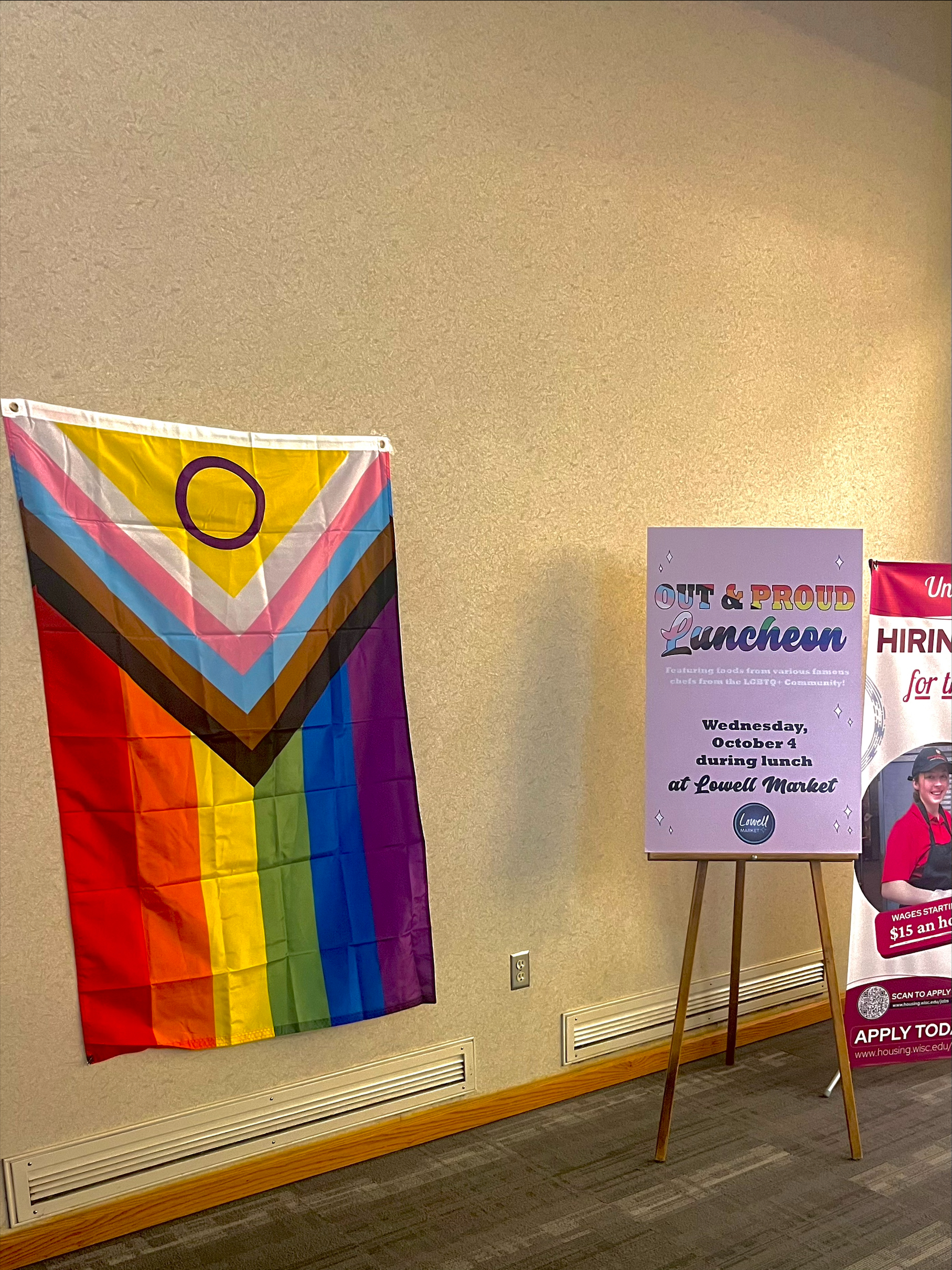 Out & Proud Luncheon Decor