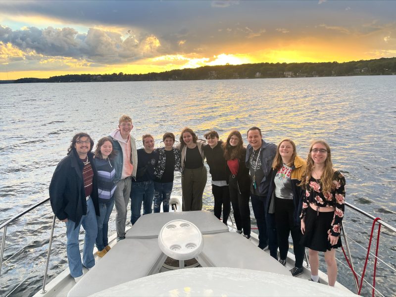 Open House Residents on boat