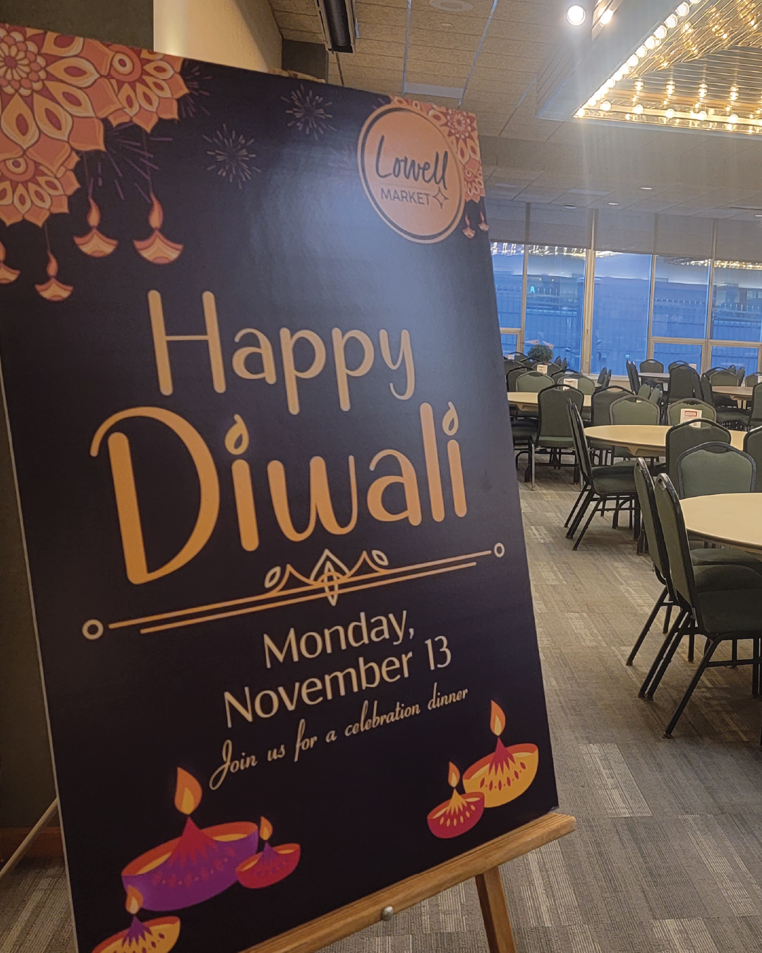 diwali dinner at lowell