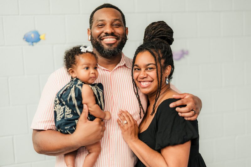 UA Resident with his family