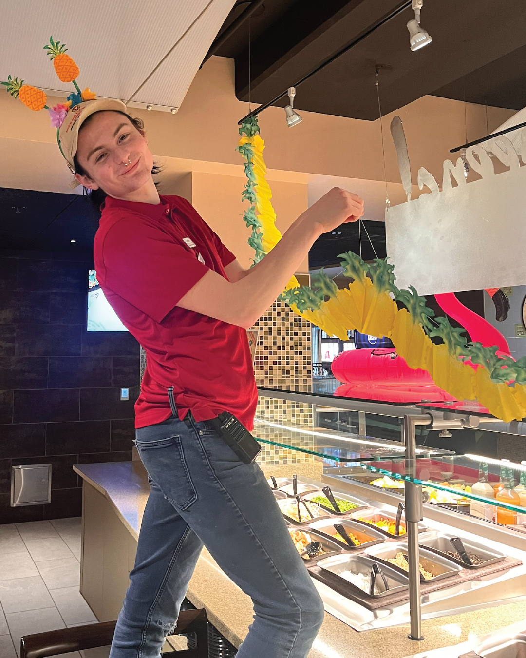 Bucky's Island Adventure Decor & Staff
