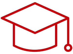 Graduation stole icon