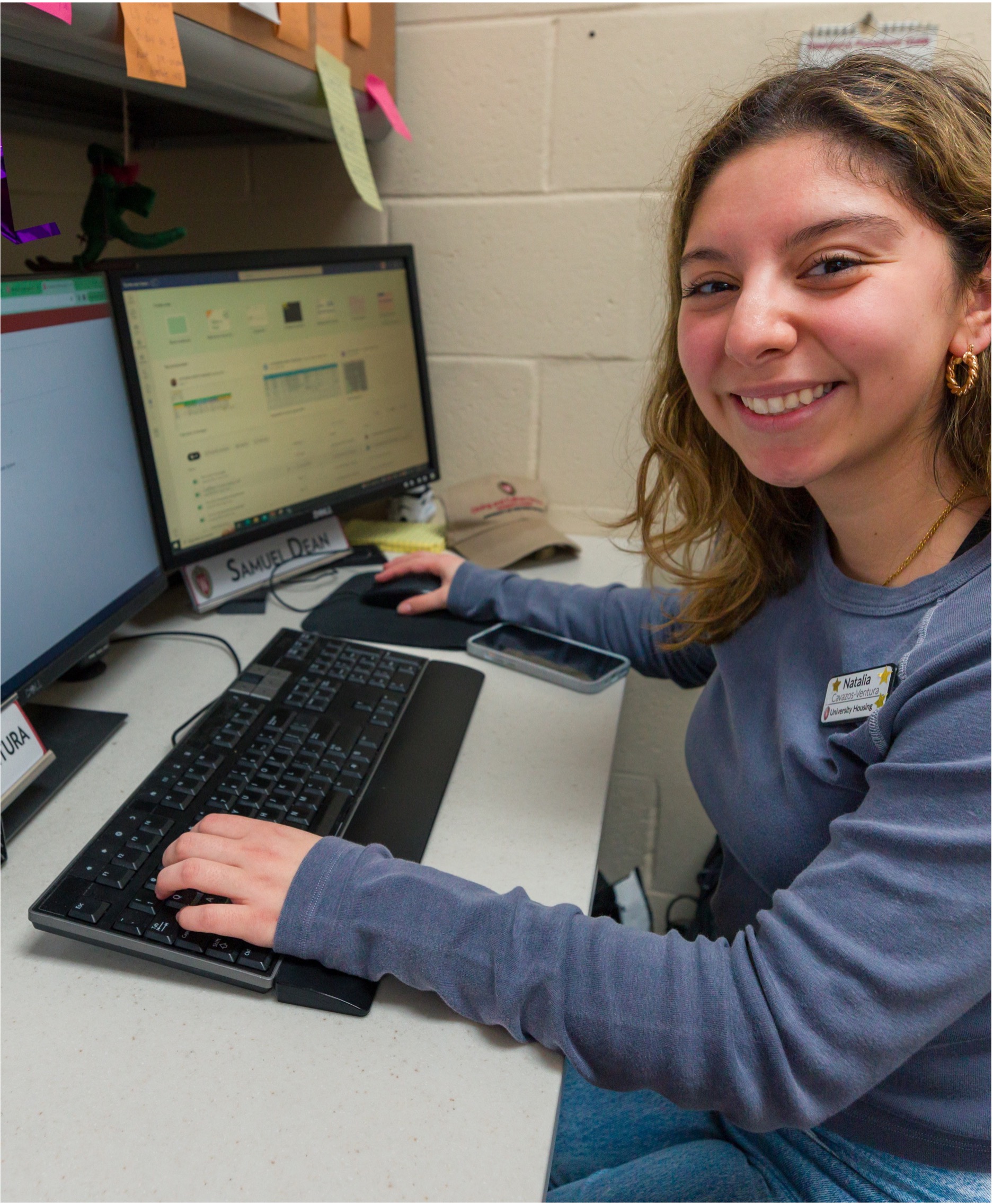 A 2024 ROSE Award winner posing for a photo while on the job