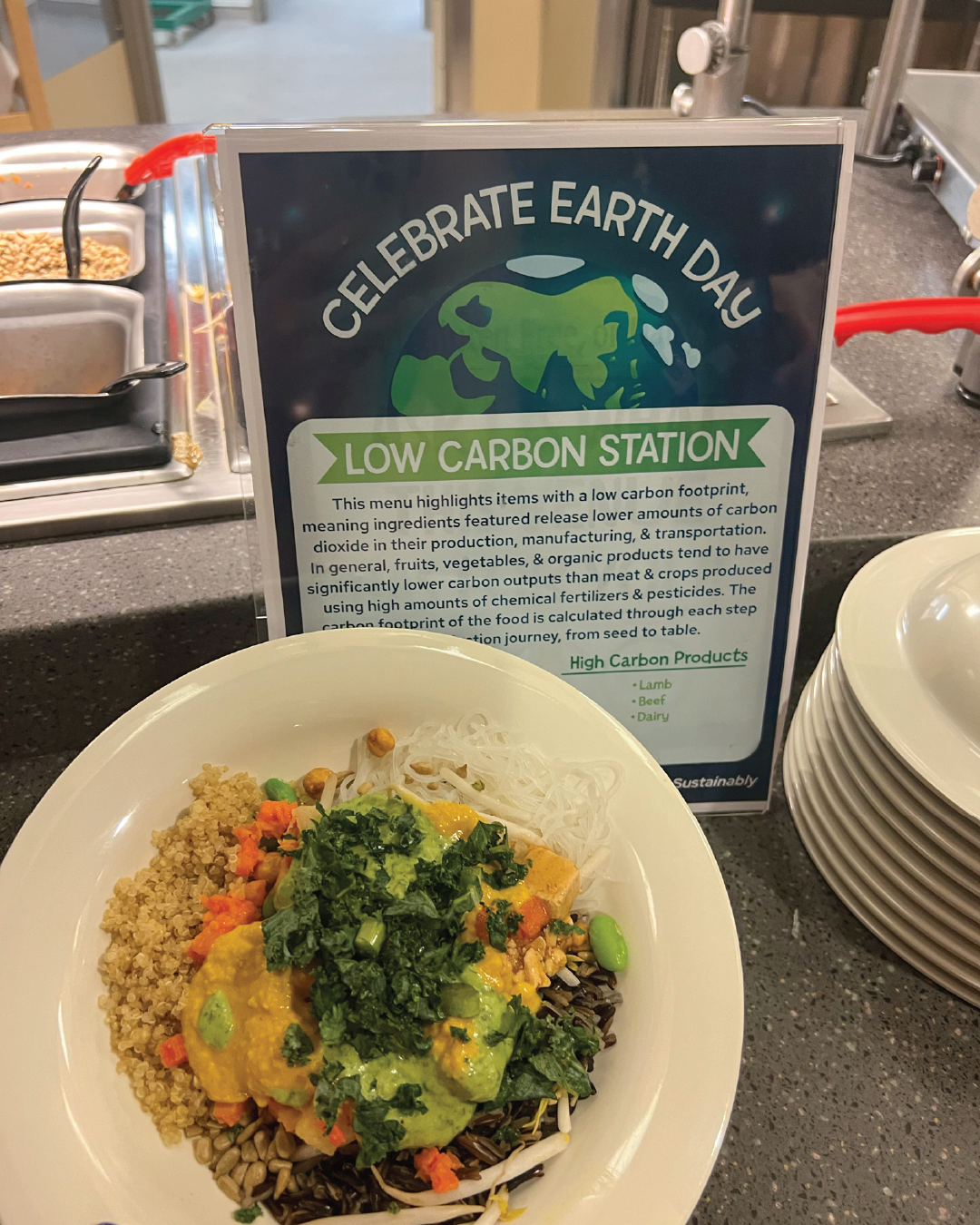 Earth Day Lunch Food