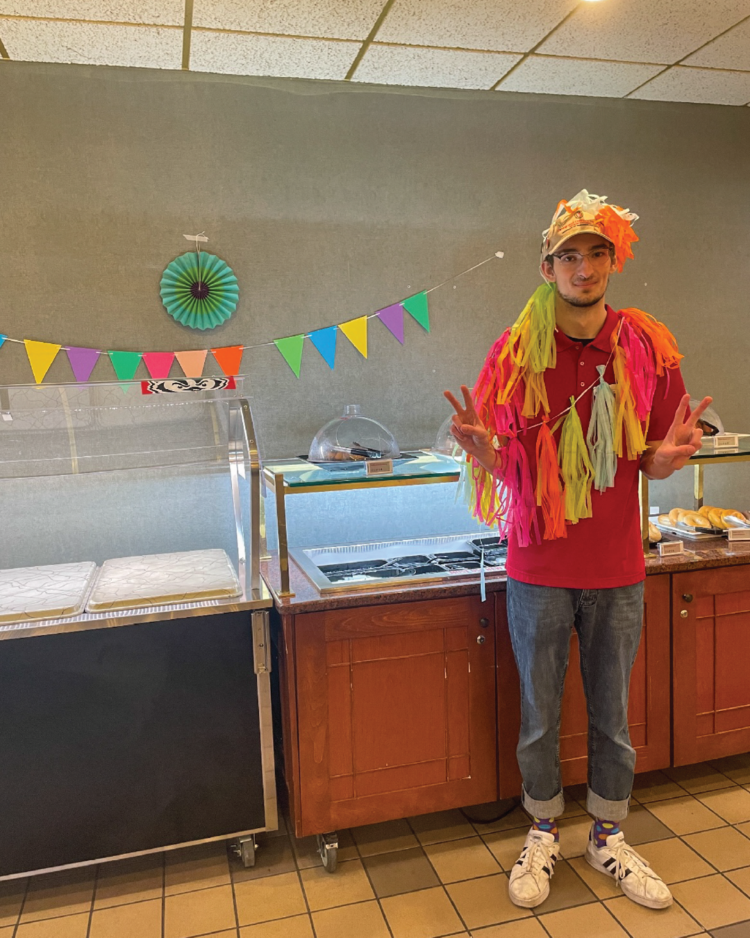 Holi Lunch Celebration Decor & Staff