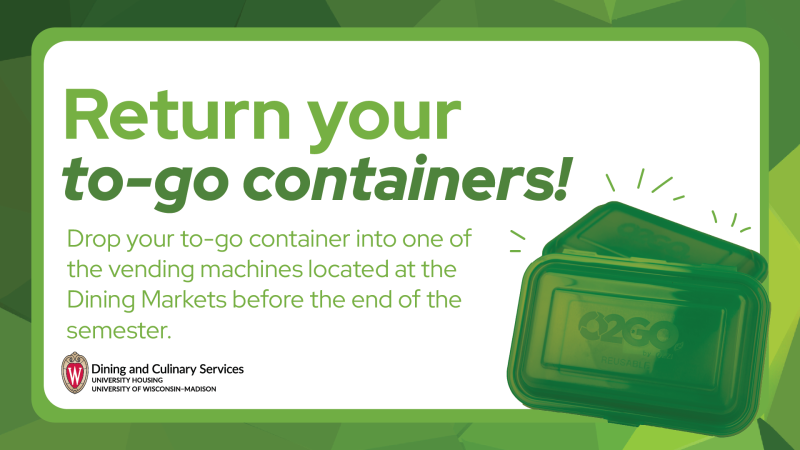 Ticket to Takeout - return your container