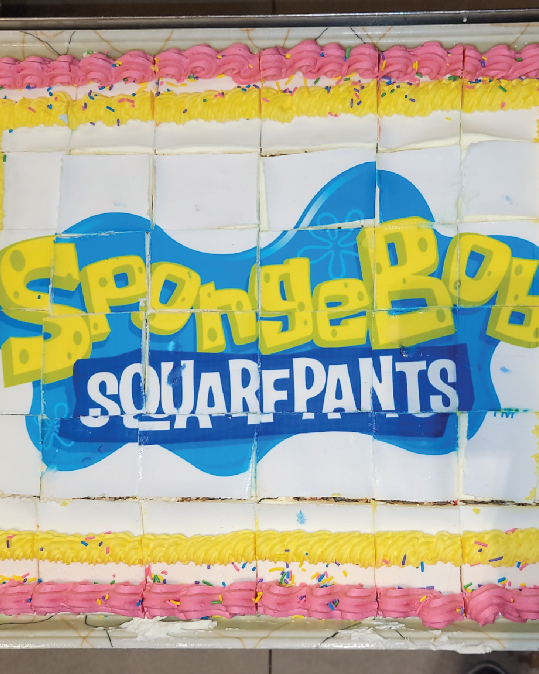 SpongeBob Dinner Cake