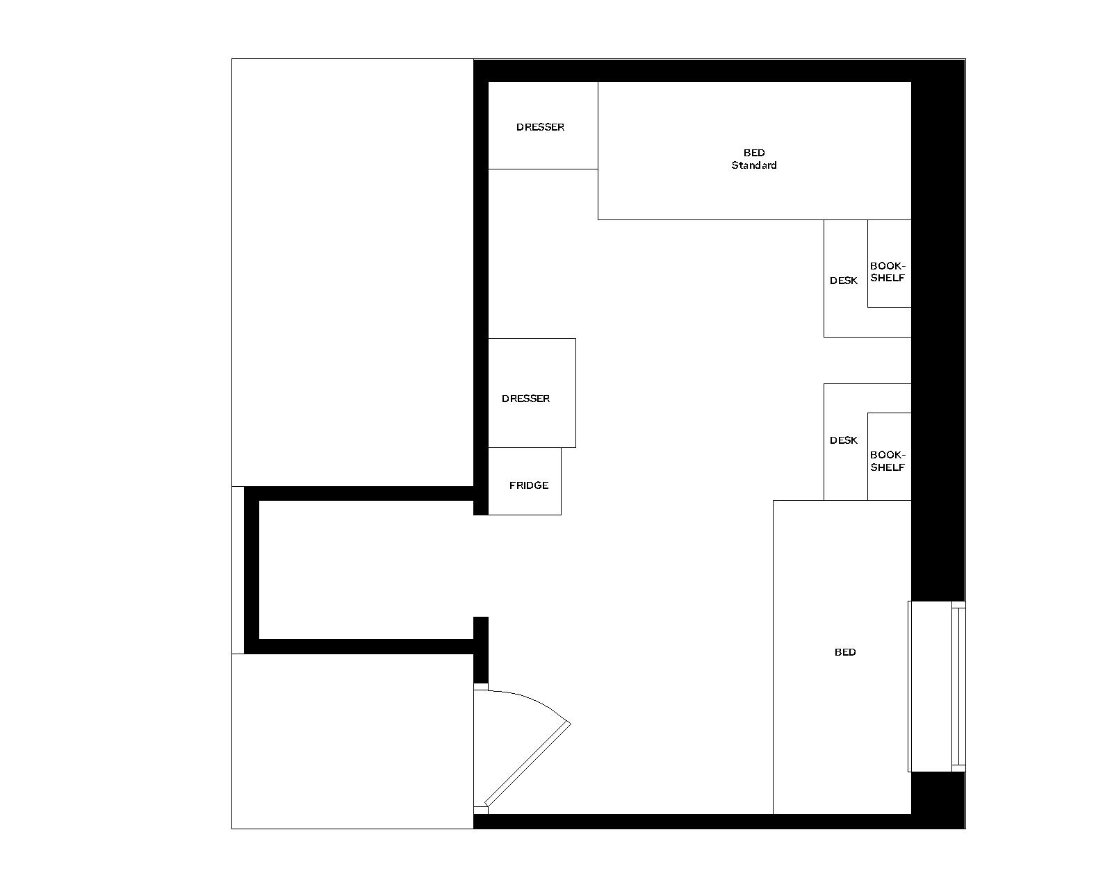 Adams Double Type B room furniture
