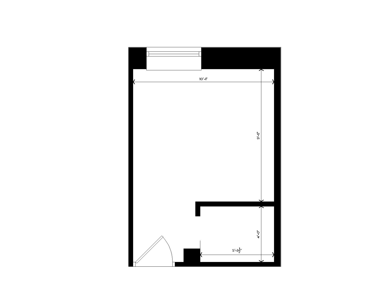 Adams Single Type A room dimensions