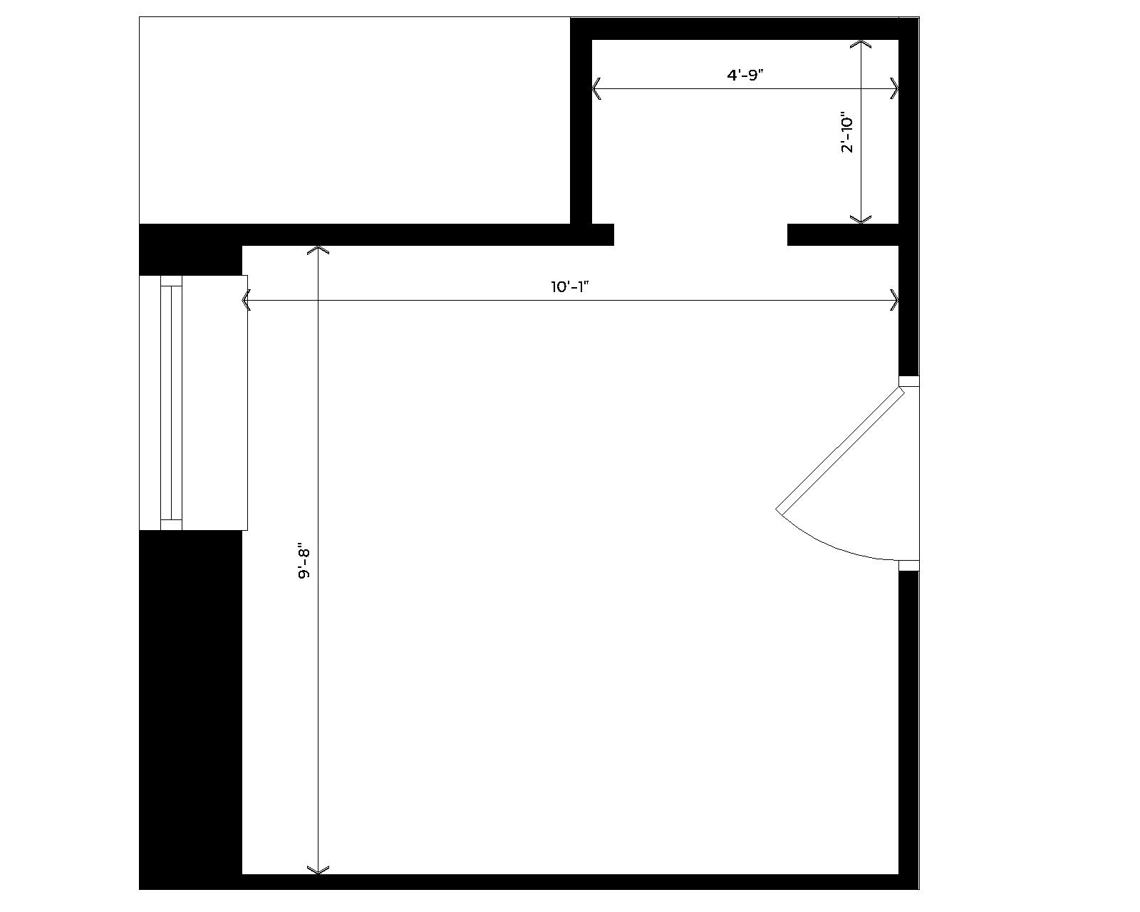 Adams Single Type B room dimensions