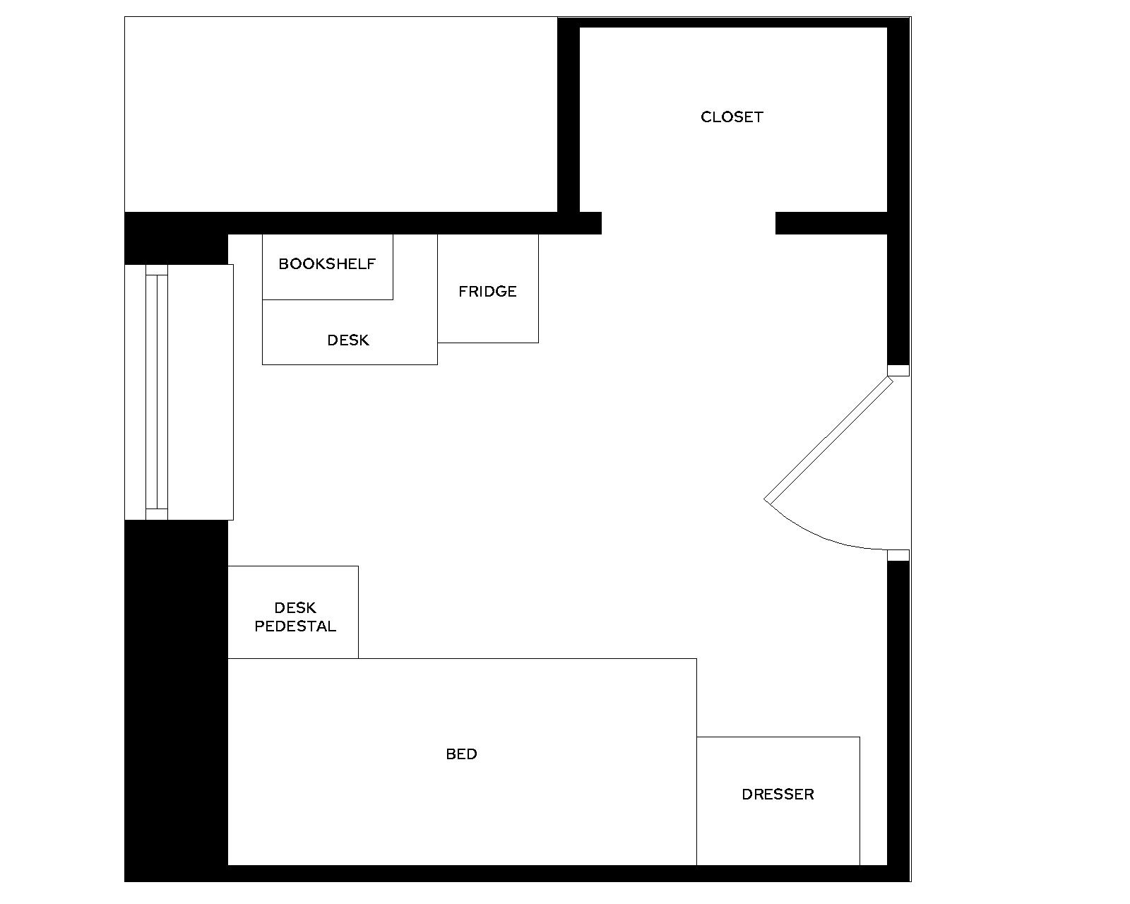 Adams Single Type B room furniture