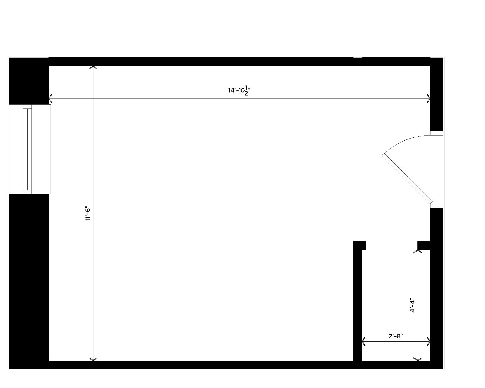 Barnard Single room dimensions