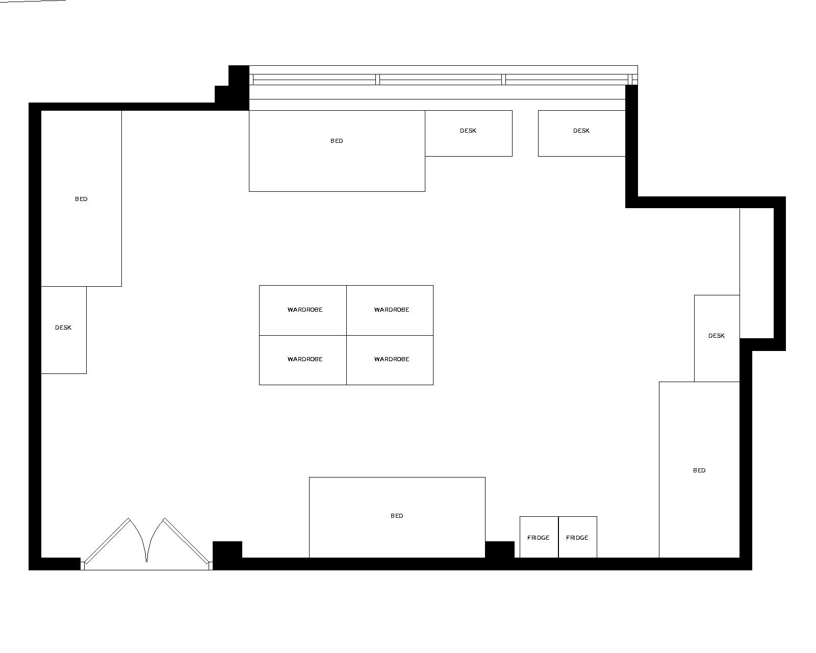 Bradley Quad room furniture