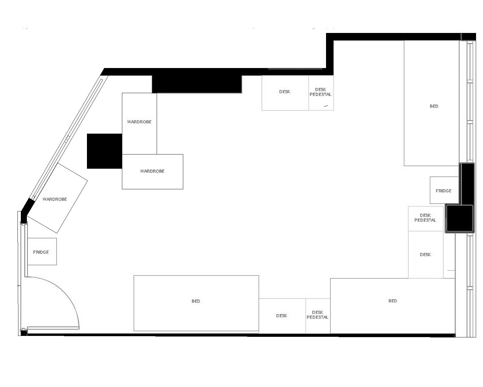 Chadbourne Triple room furniture