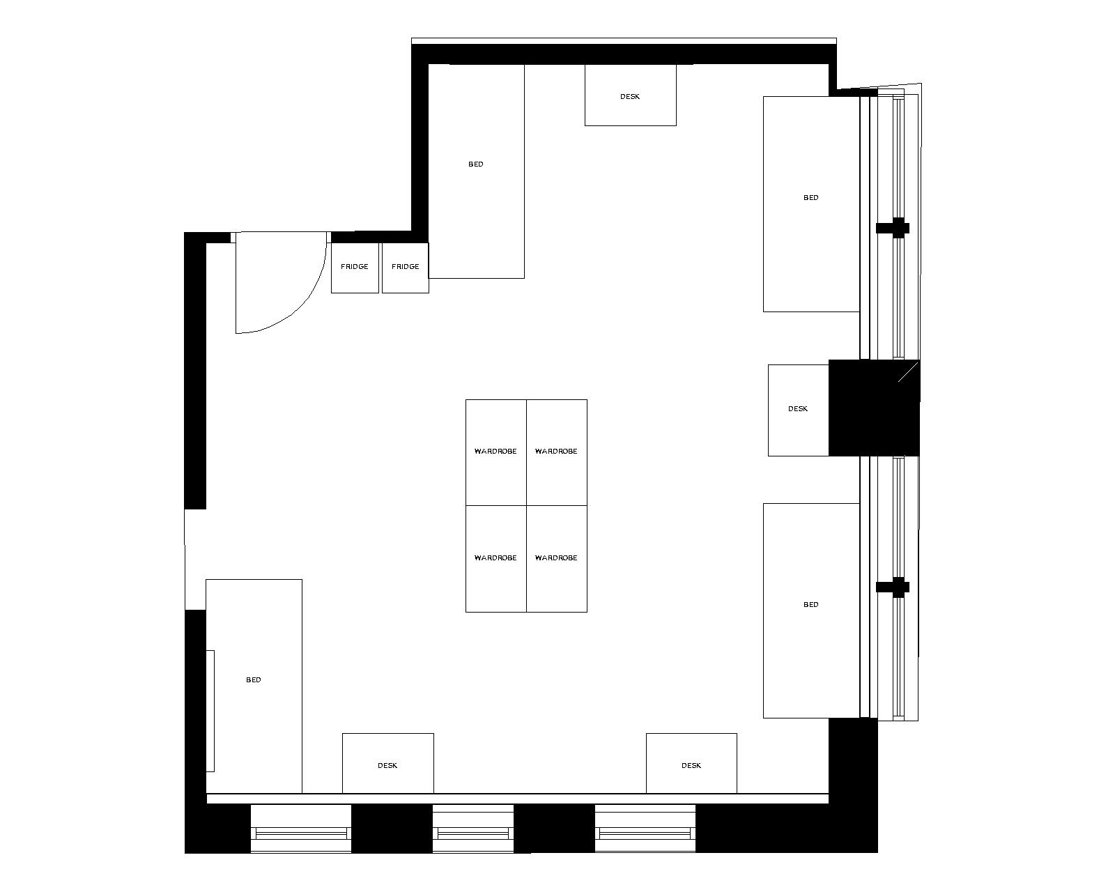 Leopold Quad room furniture