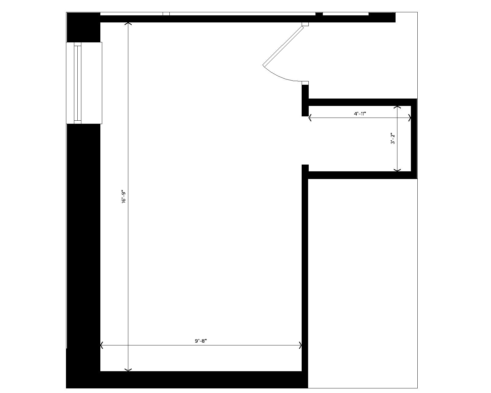 Tripp Double Type B room dimensions