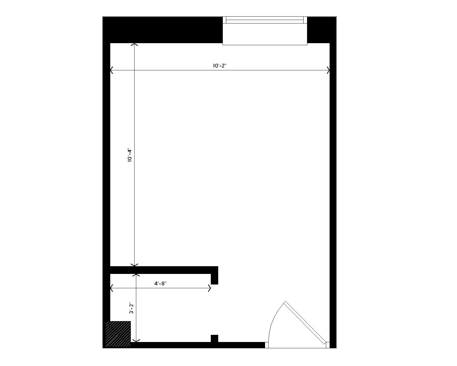 Tripp Single Type A room dimensions