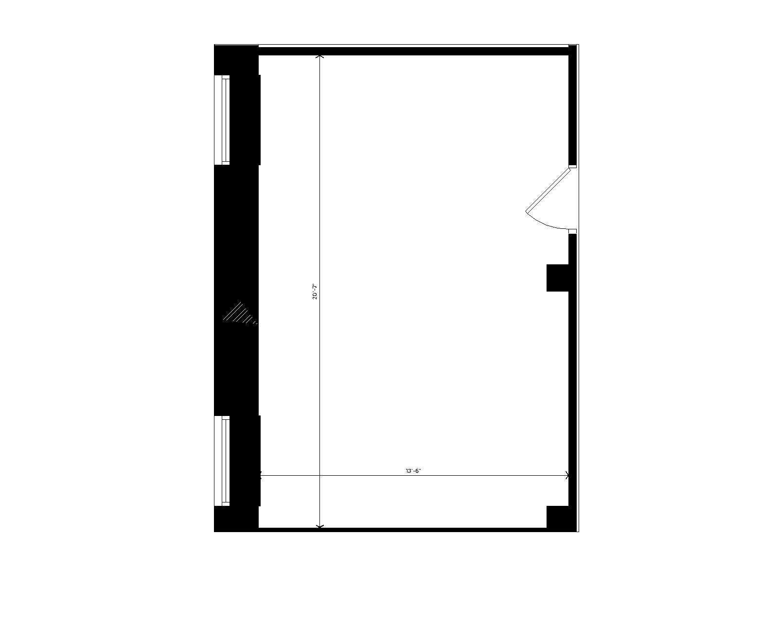 Tripp Triple 115 room dimensions