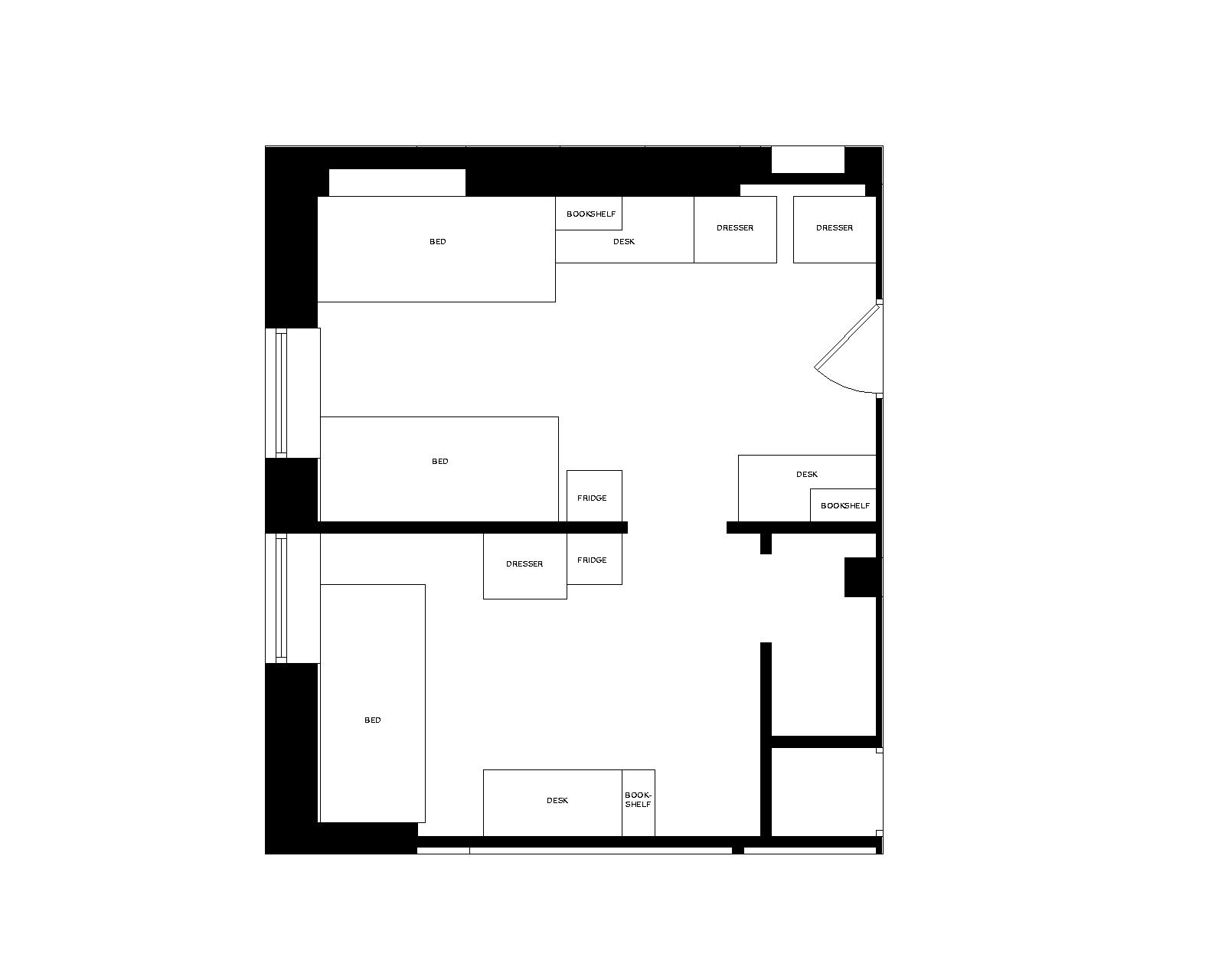 Tripp Triple 200 room furniture