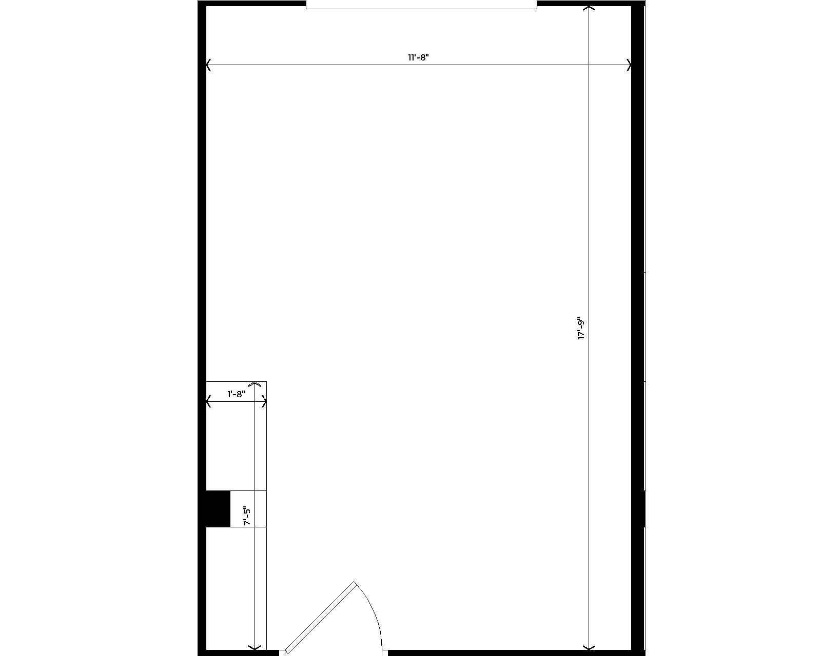 Waters Double room dimensions
