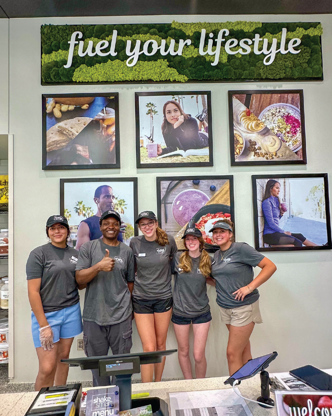 Free Shake Day - Shake Smart Staff posing