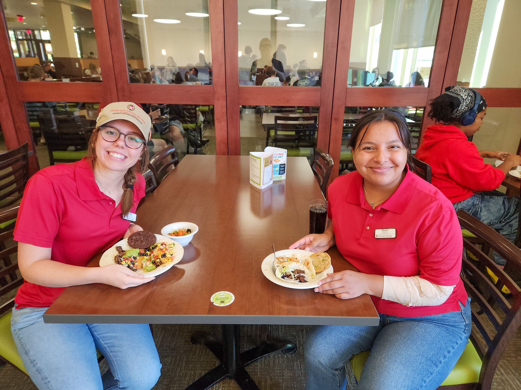 National Taco Day with staff