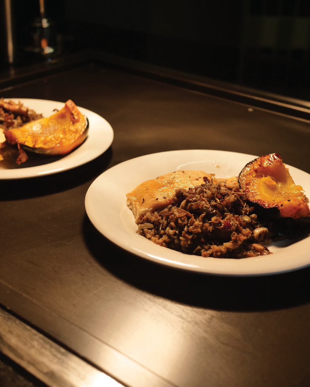 Indigenous Dinner Plates of Food