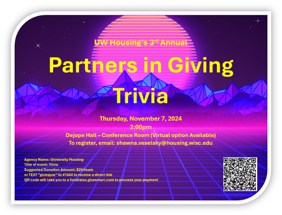 Partners in Giving Trivia Graphic