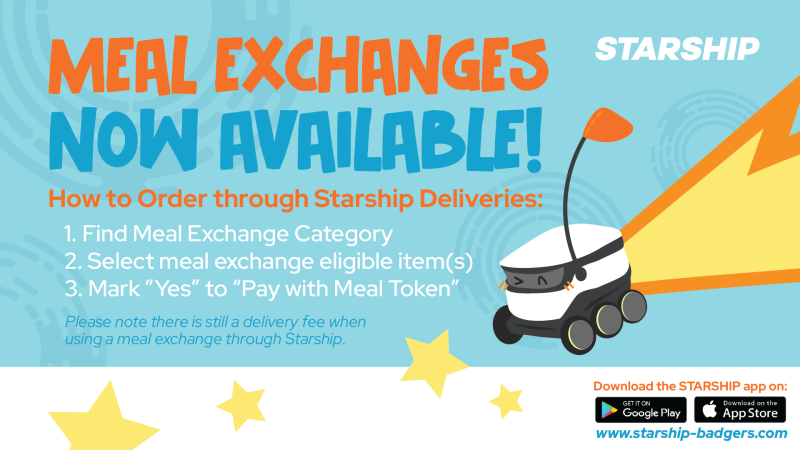 Meal Exchange with Starship steps