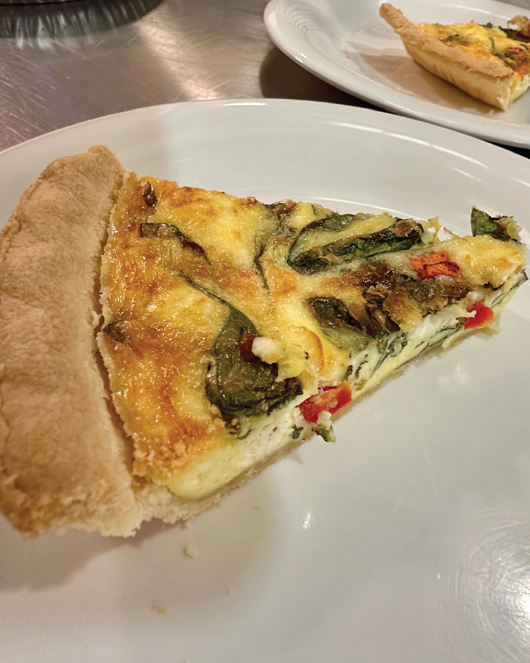 Rheta's Breakfast for Dinner event food - quiche