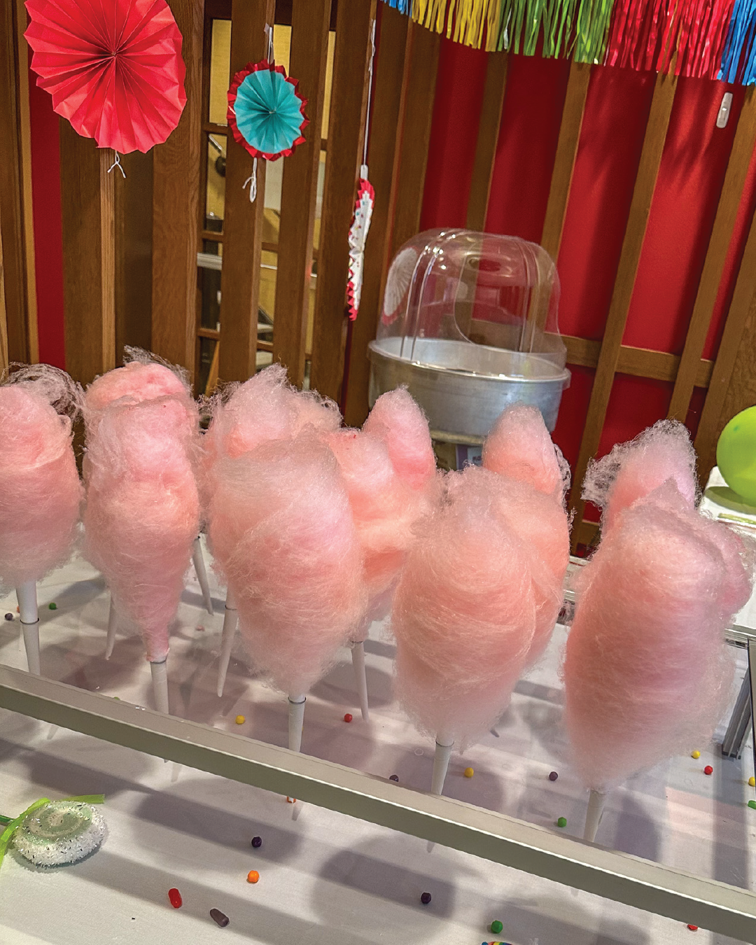 Cotton Candy at Carson's Market for Carson's Fair