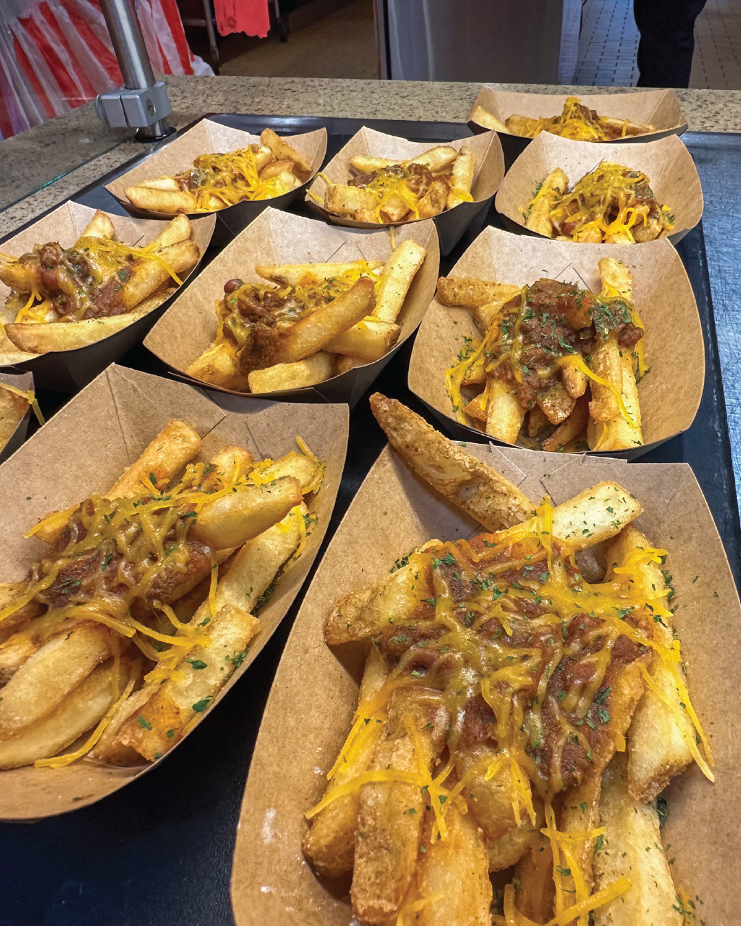 Loaded fries at Carson's Market for Carson's Fair