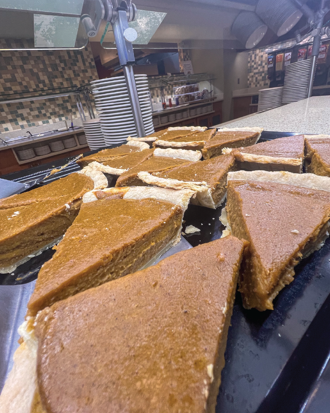 Black History Month Dinner menu specials - pumpkin pie