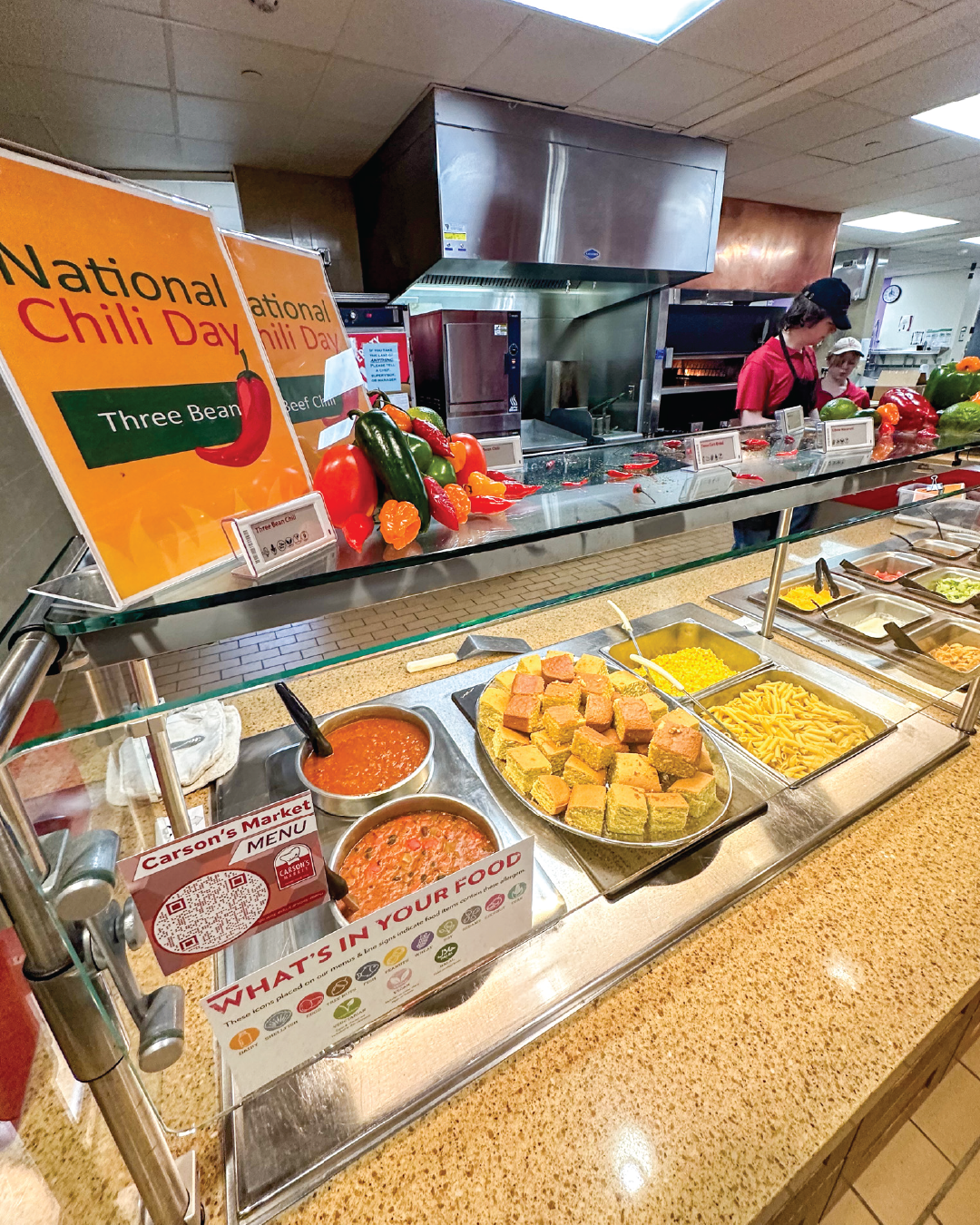 Carson's National Chili Day build you own chili bar