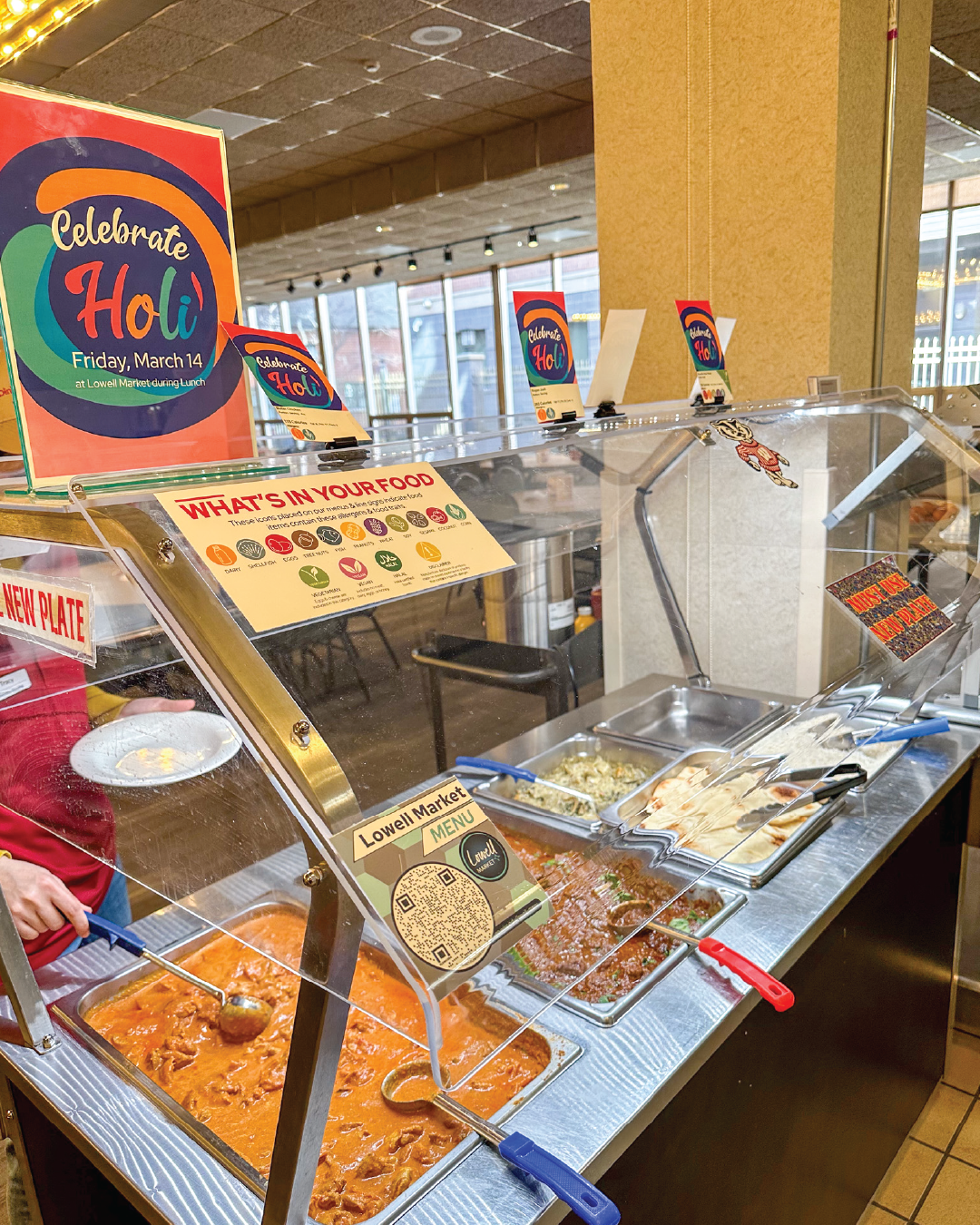 Holi Celebration at Lowell Market Food Station