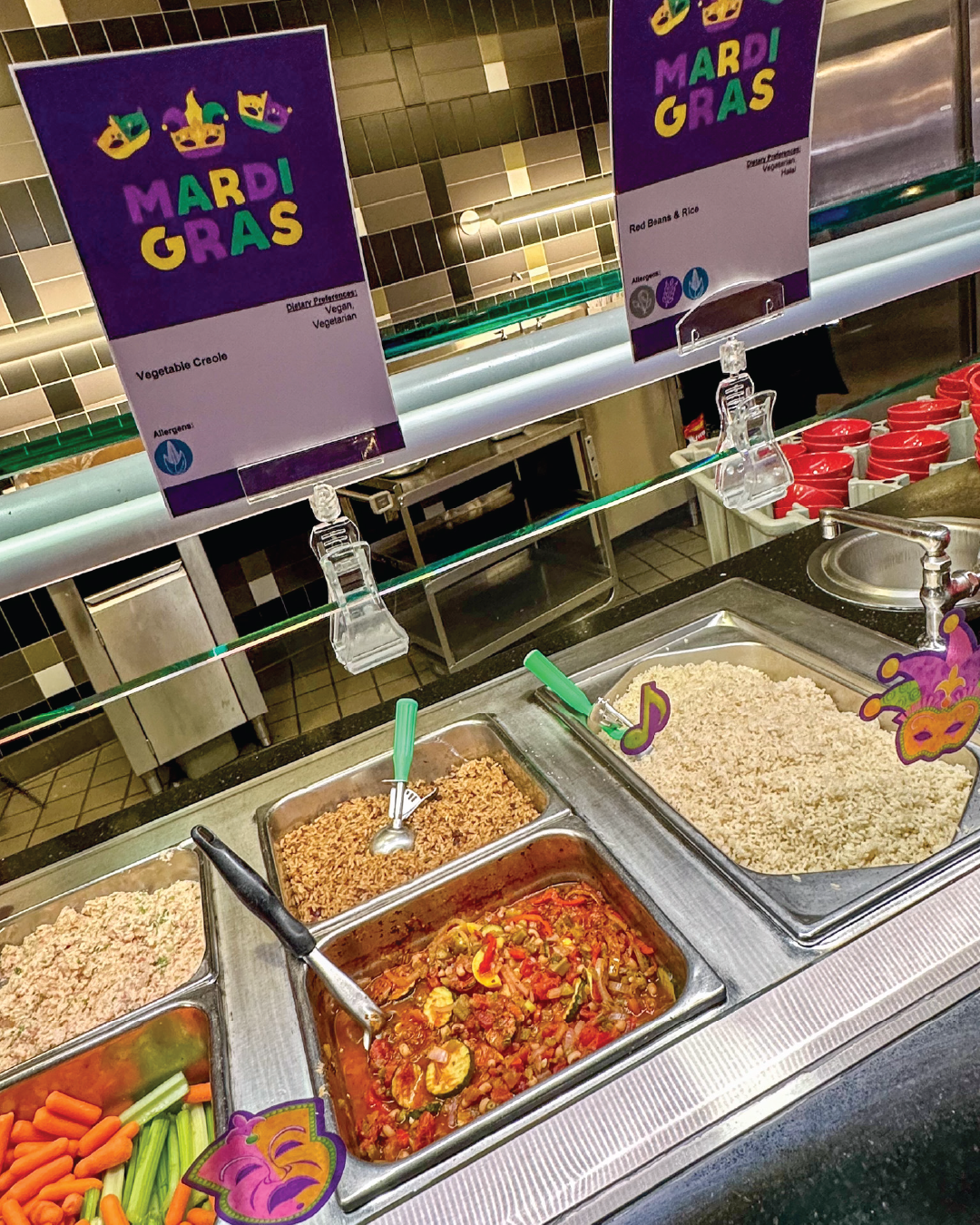 Mardi Gras Special Menu Item