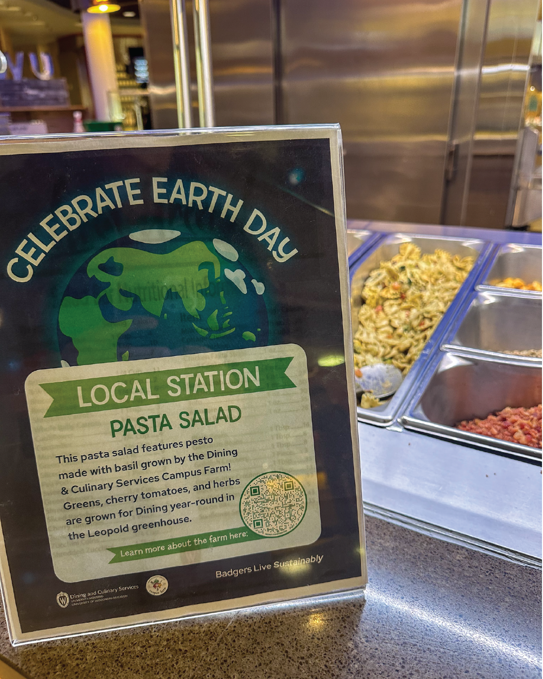 Earth Day Local Station Pasta Salad